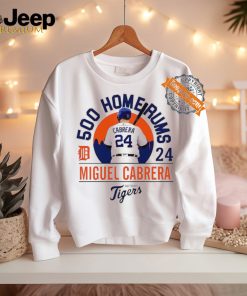 Detroit Tigers MLB #24 Miguel Cabrera behind shirt