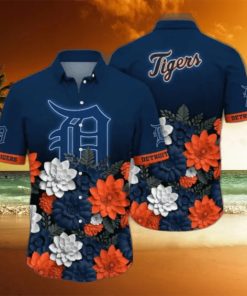 Detroit Tigers MLB Flower Hawaii Shirt And Tshirt For Fans