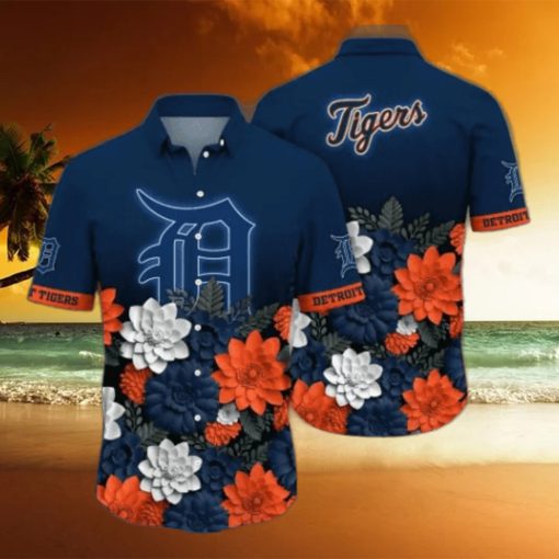 Detroit Tigers MLB Flower Hawaii Shirt And Tshirt For Fans