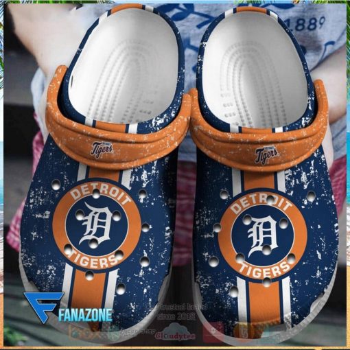 Detroit Tigers MLB Sport Crocs Clogs Shoes Comfortable