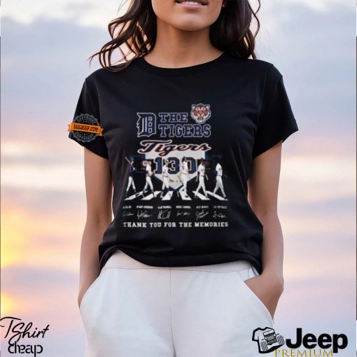 Detroit Tigers Signature Thank You For The Memories Unisex T Shirt