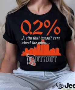 Detroit Tigers Skyline 0.2_ Chance A City That Doesn’t Care About The Odds Shirt