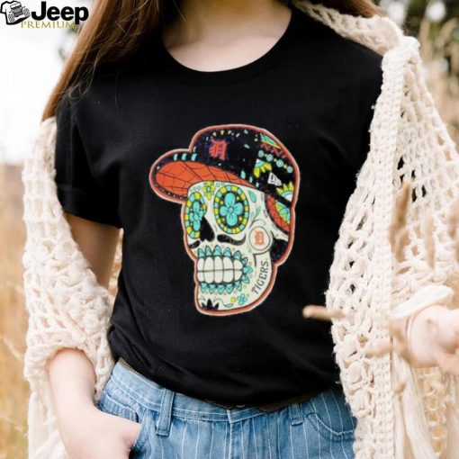 Detroit Tigers Sugar Skulls T Shirt