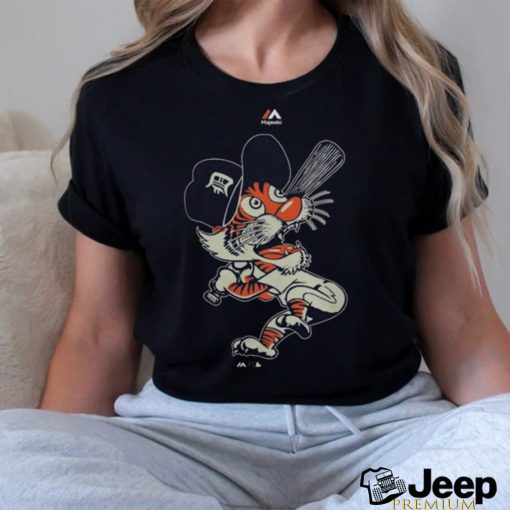 Detroit Tigers Vintage Cartoon Baseball Mlb Shirt