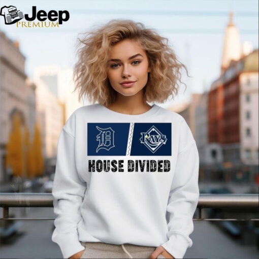 Detroit Tigers vs Tampa Bay Rays House Divided 2024 Shirt