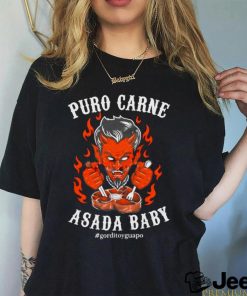 Devil Puro carne asada baby shirt