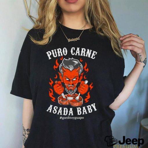 Devil Puro carne asada baby shirt