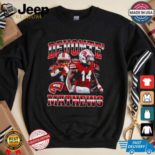 Devonte’ Mathews WKU football 90s shirt