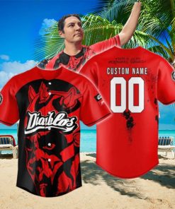 Diablos Rojos Del Mexico X Star Wars Custom Baseball Jersey