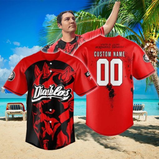 Diablos Rojos Del Mexico X Star Wars Custom Baseball Jersey