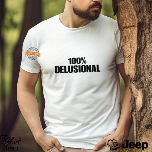 Diabolicalpree Wearing 100% Delelusional Shirt