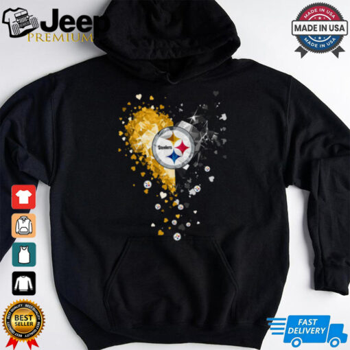 Diamond Encrusted Steelers Heartbreak T Shirt