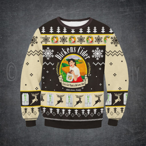 Dickens Cider Ugly Sweater