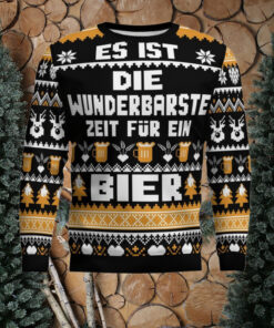 Die Wunderbarste Zeit Für Ein Bier Ugly Christmas Sweater