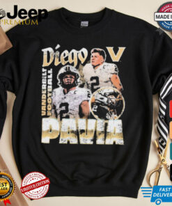 Diego Pavia Vanderbilt Commodores Football Vintage Graphic t shirt