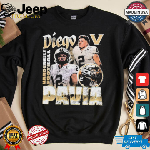 Diego Pavia Vanderbilt Commodores Football Vintage Graphic t shirt