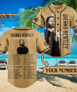 Dierks Bentley Gravel & Gold Tour Custom Baseball Jersey