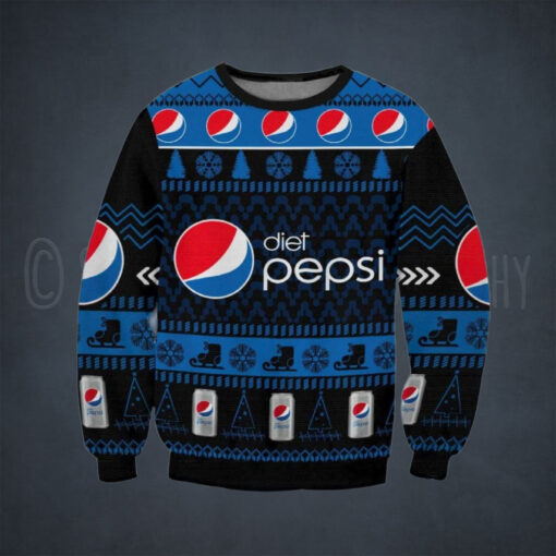 Diet Pepsi Christmas Gift Ugly Christmas Sweater