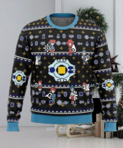 Digimon Characters Ugly Christmas Sweater Gift For Men And Women