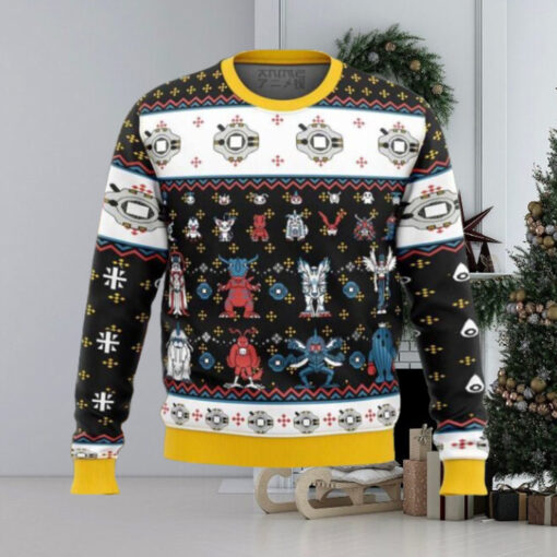 Digimon Sprites Ugly Christmas Sweater Gift For Men And Women