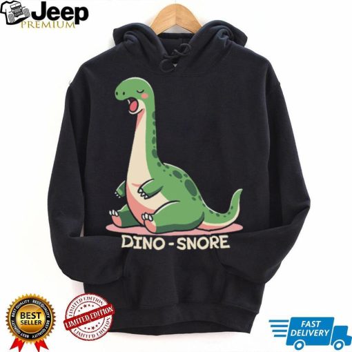 Dinosaur sleep dino snore shirt