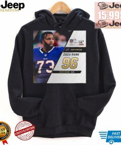 Dion Dawkins Rank 96 The NFL Top 100 Players Of 2024 T Shirt