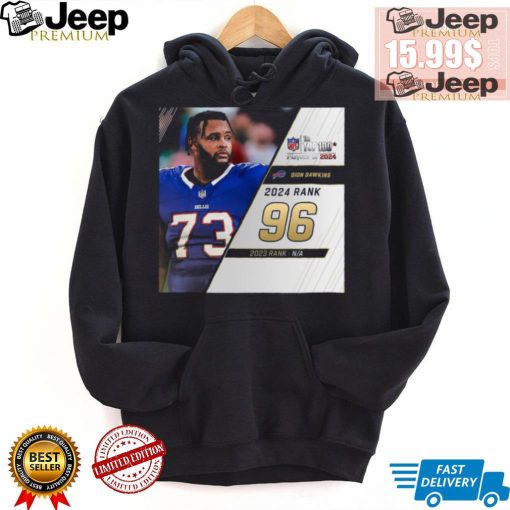 Dion Dawkins Rank 96 The NFL Top 100 Players Of 2024 T Shirt