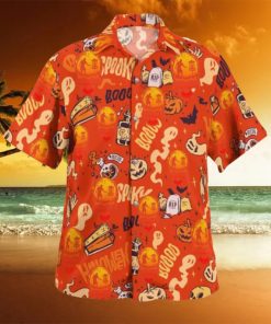 Disc Golf Halloween Skull Hawaiian Shirt