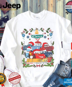 Disney Cars Merry Christmas Sweatshirt, McQueen Mater Doc Sally Luigi Guido Christmas Disney World Trip Shirt