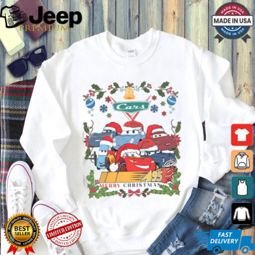 Disney Cars Merry Christmas Sweatshirt, McQueen Mater Doc Sally Luigi Guido Christmas Disney World Trip Shirt