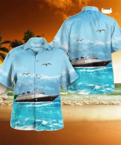 Disney Cruise Line Disney Wonder Cruise Ship Hawaiian Shirt Style Gift