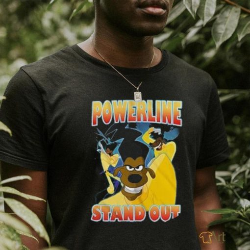 Disney Goofy Movie Powerline Stand Out Tour Mens T shirt