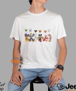 Disney Halloween Shirt, Halloween Matching Shirt, Disney Mickey and Friends Characters Halloween Balloons Tee, Disney Halloween Skeleton Tee