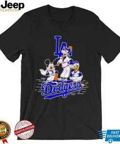 Disney Los Angeles Dodgers Mickey and Friends Baseball shirt