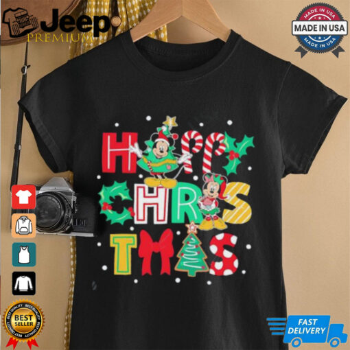 Disney Mickey And Minnie Happy Christmas shirt