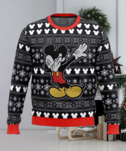 Disney Mickey Dabbing 2024 Holiday Gift Ugly Christmas Sweater