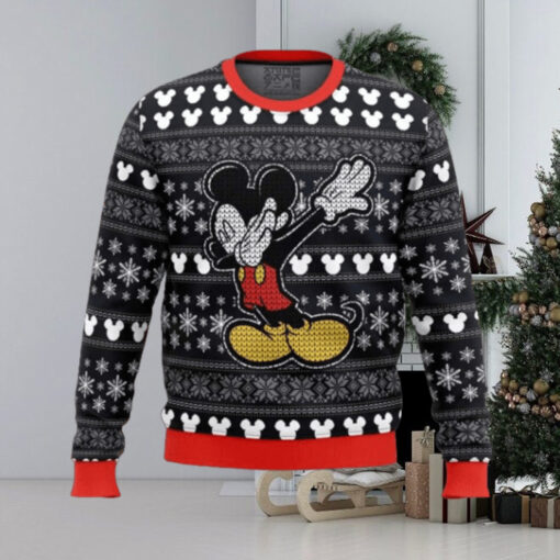 Disney Mickey Dabbing 2024 Holiday Gift Ugly Christmas Sweater