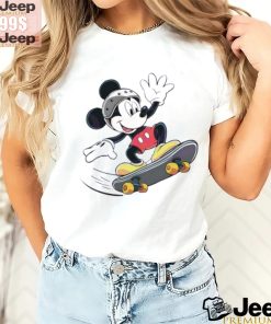 Disney Mickey Mouse Skateboarding Cartoon shirt