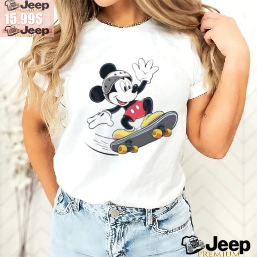 Disney Mickey Mouse Skateboarding Cartoon shirt