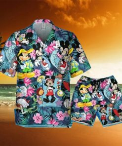 Disney Mickey Mouse Tropical Summer Vacation Hawaii Shirt