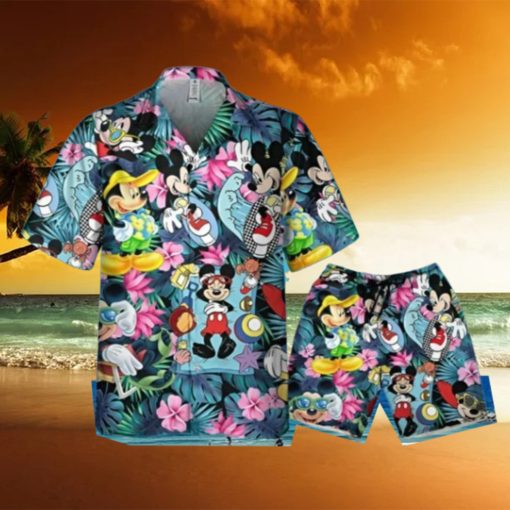 Disney Mickey Mouse Tropical Summer Vacation Hawaii Shirt