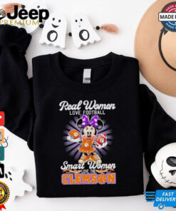 Disney Real women love football smart women love Clemson Tigers shirt