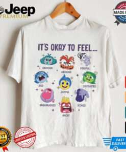 Disneyland Inside Out It's Okay To Feel All The Feels Shirt