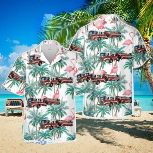 District Heights, Maryland, District Heights Career Fire Station 26 3D Beach Shirt Summer Hawaiian Shirt
