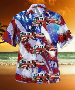 District Heights Maryland District Heights Career Fire Station 26 4th Of July Hawaiian Shirt