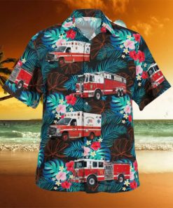 District of Columbia Fire and Emergency Medical Services Department Engine 15Rescue Squad 3Ambulance 15 (Anacostia) Hawaiian Shirt