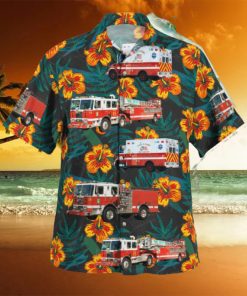 District of Columbia Fire and Emergency Medical Services Department Engine 26Truck 15Medic 25 (Congress Heights) The Farm Hawaiian Shirt