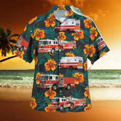 District of Columbia Fire and Emergency Medical Services Department Engine 26Truck 15Medic 25 (Congress Heights) The Farm Hawaiian Shirt