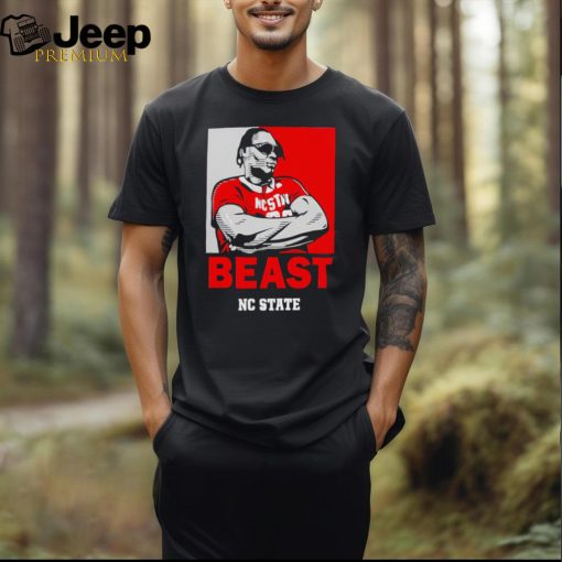 Dj Burns Beast Shades NC State Wolfpack T shirt