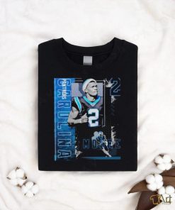 Dj moore football paper poster panthers 2 shirt